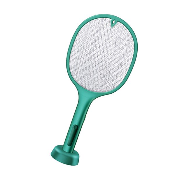 Electric Rechargeable Mosquito Racket Killer 2 In 1 With Base Holder